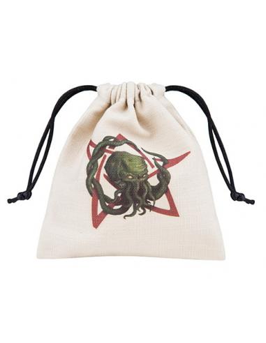 QW BOLSA DADOS CTHULHU A COLOR BEIGE