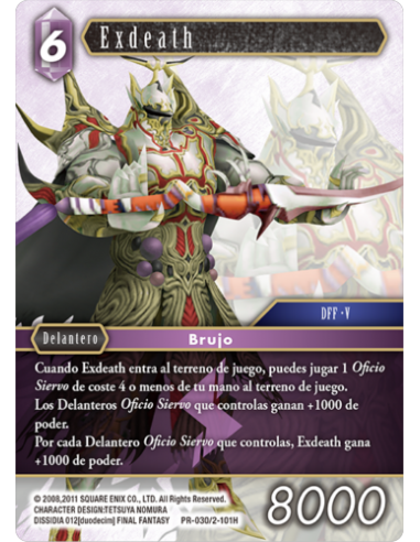 FINAL FANTASY TCG KIT TORNEO EXEDEATH (25+25)