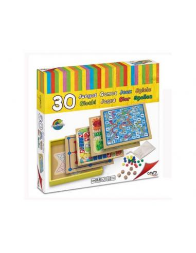 CAJA 30 JUEGOS CLASICOS(MADERA FSC)