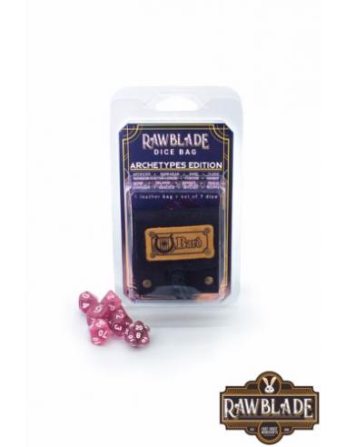 RAWBLADE DADOS + BOLSA DE CUERO BARD (7)
