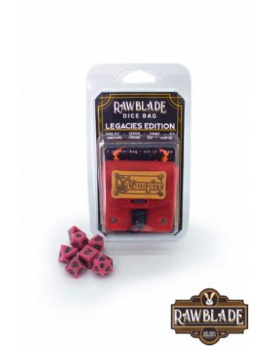 RAWBLADE DADOS + BOLSA DE CUERO VAMPIRE (7)