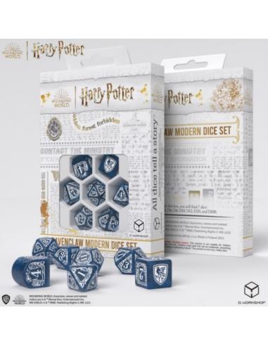 QW DADOS HARRY POTTER RAVENCLAW AZUL (7)