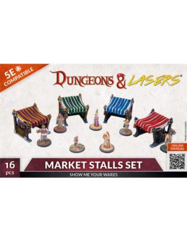 DUNGEON & LASERS: MARKET STALLS SET