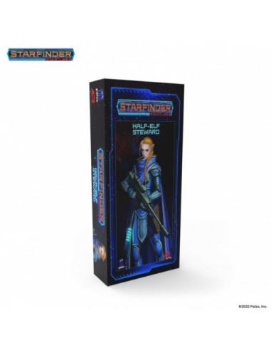 STARFINDER MINIATURAS : HALF - ELF STEWARD
