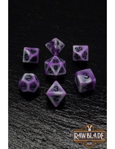 RAWBLADE ANCIENT SET DADOS PURPLE (7)