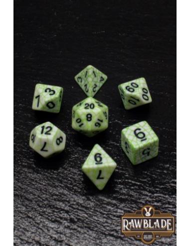 RAWBLADE CRACKED SET DADOS GREEN (7)