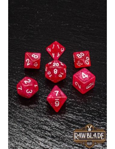 RAWBLADE GLITTER SET DADOS MAGENTA (7)