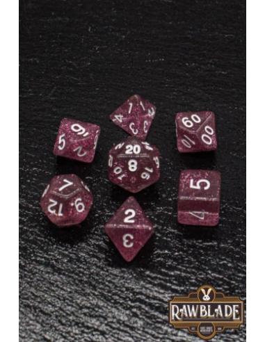 RAWBLADE GLITTER SET DADOS PURPLE (7)