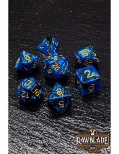 RAWBLADE MARBLE SET DADOS BLU/BLA (7)