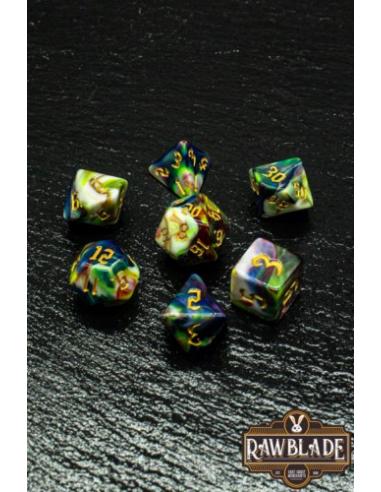 RAWBLADE MARBLE 4 CO SET DADOS FOREST (7)