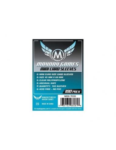 FUNDA MAYDAY MINI EURO CARD 45 MM X 68 MM (100)