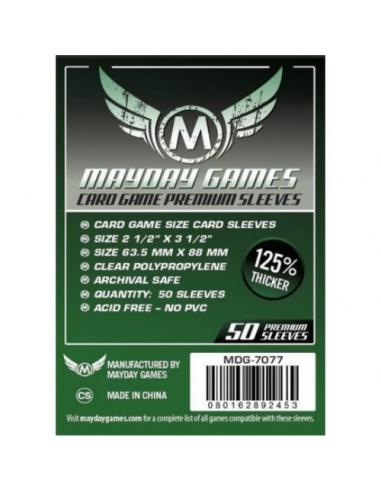 FUNDA PREMIUM MAYDAY CARD GAME 63.5 X 88 (50)