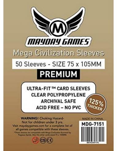 FUNDA PREMIUM MAYDAY MEGA 75 X 105 MM (50)