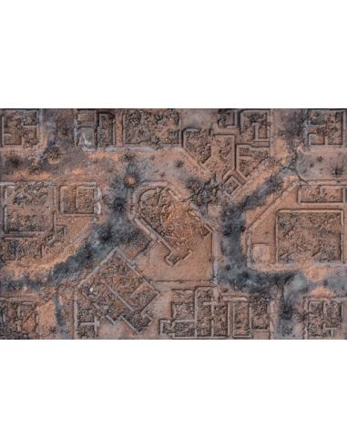 TAPETE KRAKEN DESERT WARZONE CITY 182 X 121 CM