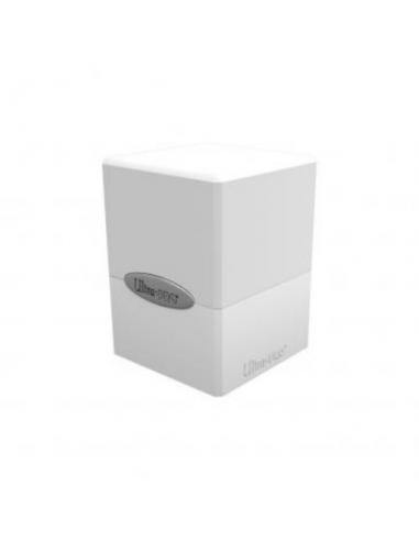 UP DECKBOX SATIN CUBE WHITE
