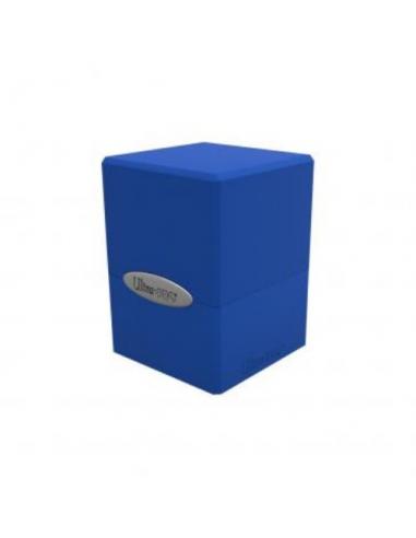 UP DECKBOX SATIN CUBE BLUE