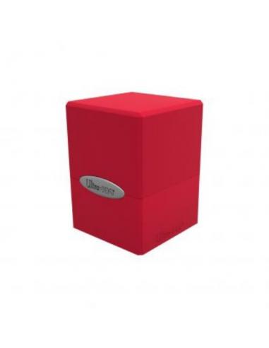 UP DECKBOX SATIN CUBE RED