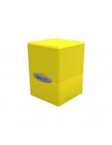 UP DECKBOX SATIN CUBE YELLOW