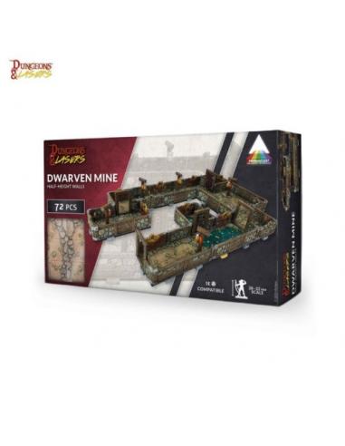 DUNGEON & LASERS: DWARVEN MINE PRISMA*PRE PINTADO *