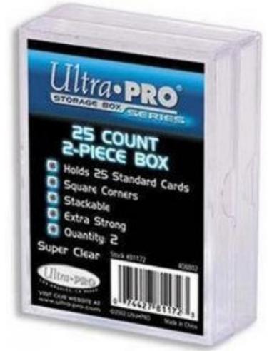 UP CAJA 2 PIEZAS PARA 25 CARTAS