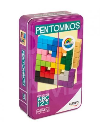PENTOMINOS CAJA DE METAL