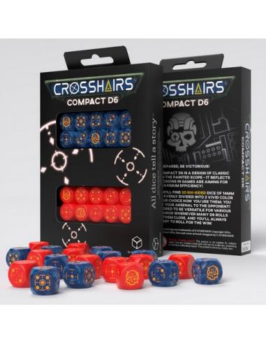 QW DADOS COMPACT D6 COBALT RED