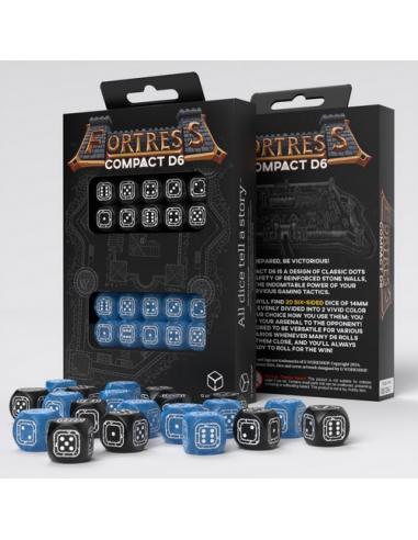 QW DADOS FORTRESS COMPACT D6 BLACK BLUE