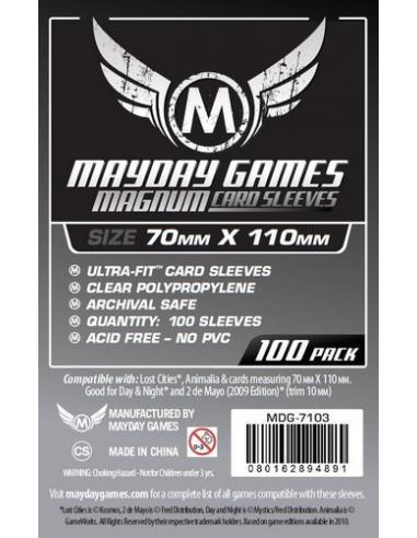 FUNDA MAYDAY MAGNUM SILVER LOST CITIES 70 X 110 (1