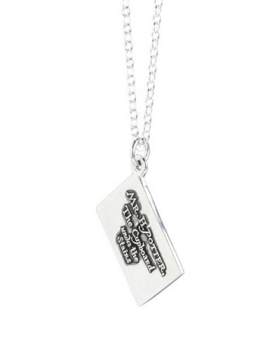 COLGANTE *PLATA* HARRY POTTER LETTER