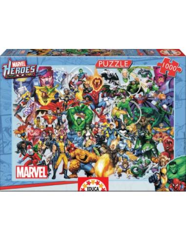 PUZLE 1000 HEROES MARVEL