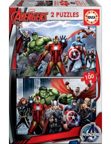 PUZLE 2 X 100 AVENGERS