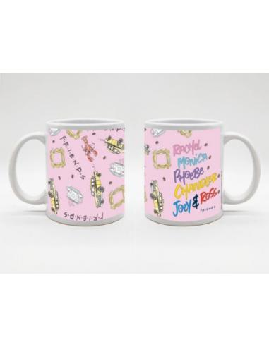 TAZA LAST LEVEL FRIENDS NOMBRES ROSA