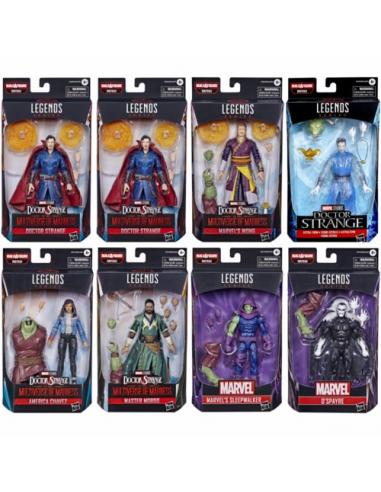 CAJA HASBRO MARVEL LEGENDS DR. STRANGE (8)