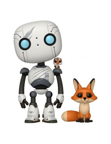 Robot salvaje POP&Buddy! Movies Vinyl Figuren Roz w/Brightbill & Fink 9 cm