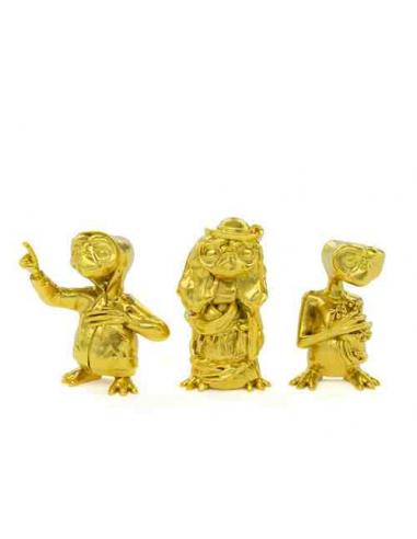 SET 3 FIGURITAS E.T PVC GOLDEN 5 CM