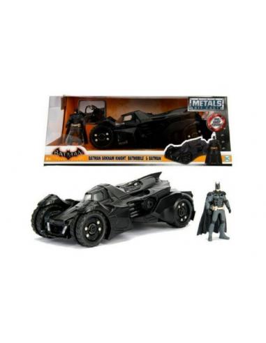 COCHE METAL BATMOVIL ARKHAM KNIGHT Y FIGURA BATMAN ESCALA 1:24 7