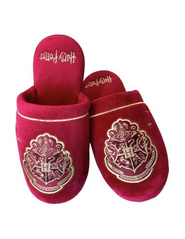 Harry Potter Pantuflas Hogwarts Gold on Burgundy EU 38-43