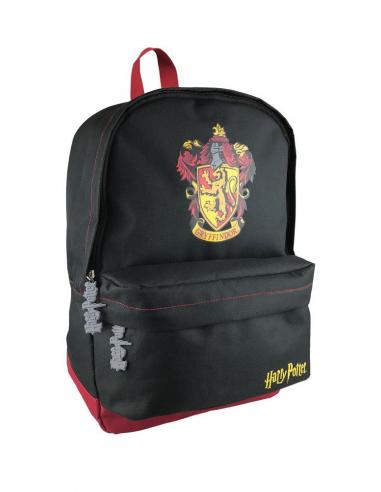 Harry Potter Mochila Gryffindor Black Burgundy