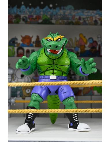 Tortugas Ninja (Archie Comics) Figura Stump Wrestling Leatherhead 18 cm