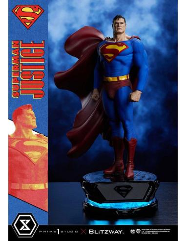 DC Comics Estatua Premium Masterline Series 1/4 Superman Justice Comics 57 cm