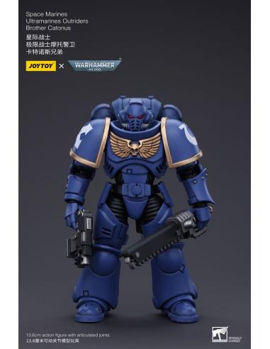 Warhammer 40k Figura 1/18 Space Marines Ultramarines Outriders Brother Catonus 14 cm