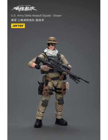 Hardcore Coldplay Figura 1/18 U.S. Army Delta Assault Squad Sniper 11 cm