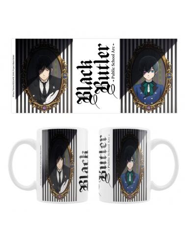 Black Butler: Public School Arc Taza Cerámica Sebastian & Ciel