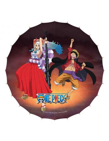 One Piece Parasol de papel Monkey D. Luffy & Yamato