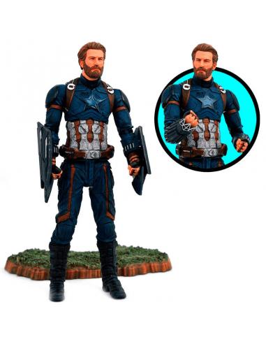 Figura articulada Capitan America Vengadores Avengers Marvel 18cm