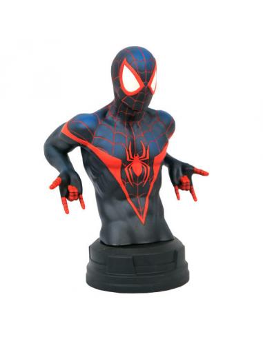 Busto Miles Morales Spiderman Marvel 18cm