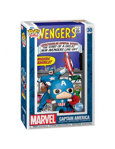 Funko POP Comic Cover Marvel Los Vengadores Avengers Capitan America Exclusive