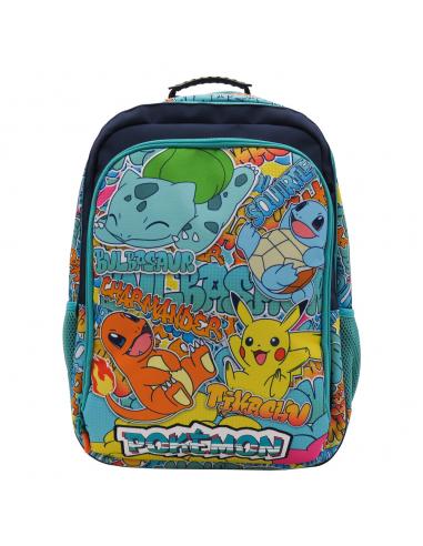 Mochila Urban Colors Pokemon Adaptable 31x13x42cm.