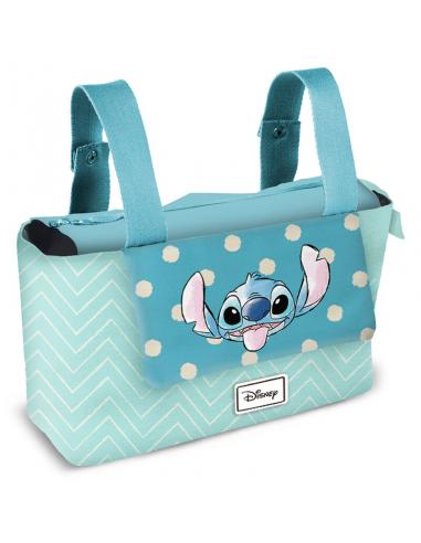 Bolso Maternidad Lovely Lilo y Stitch Adp. Carro 27x31x12cm.