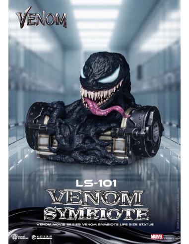 Venom Estatua tamaño real Movie Series Venom Symbiote 24 cm